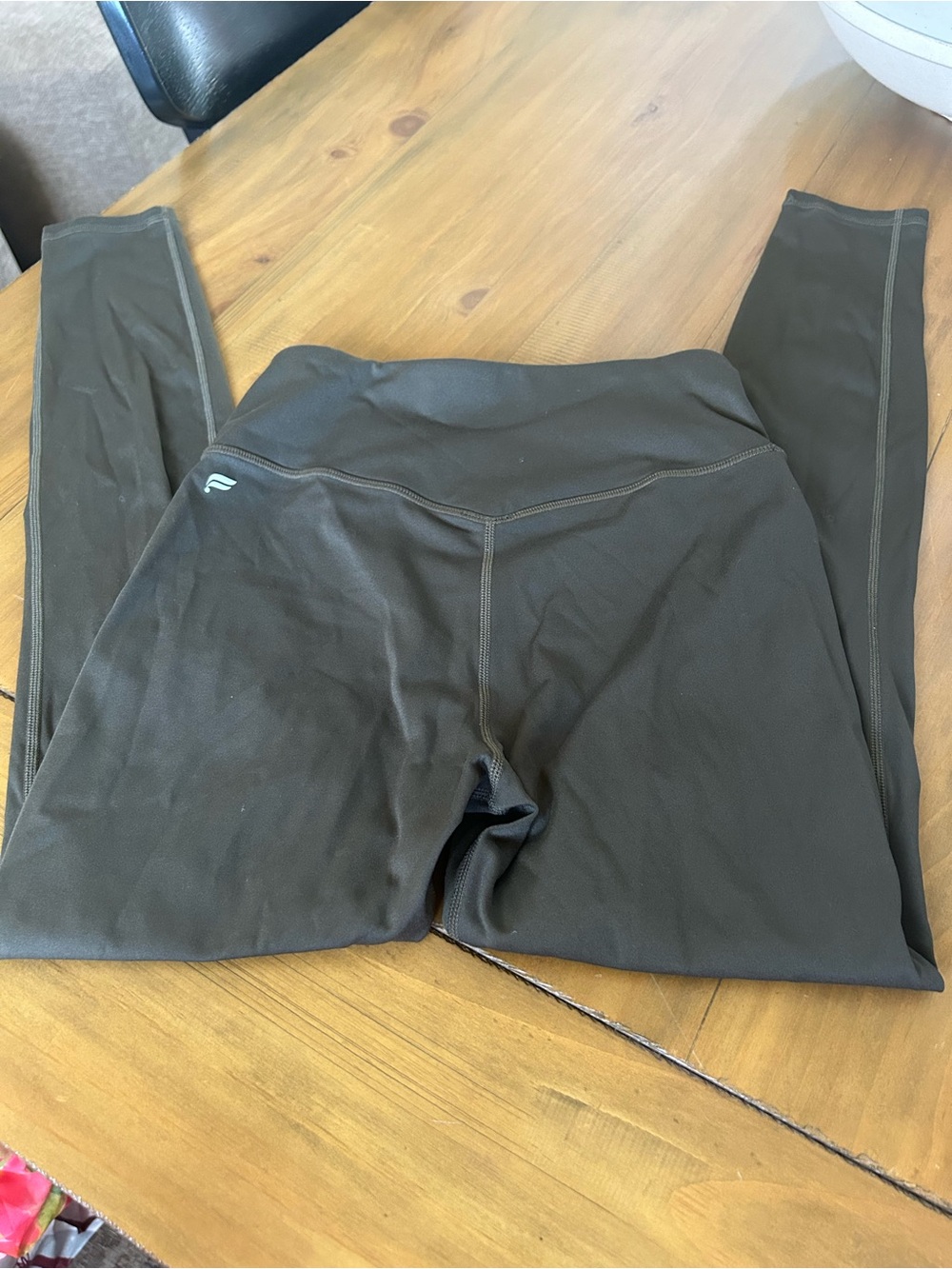Fabletics Olive Green Motion365 Anywhere High Waisted Active Leggings